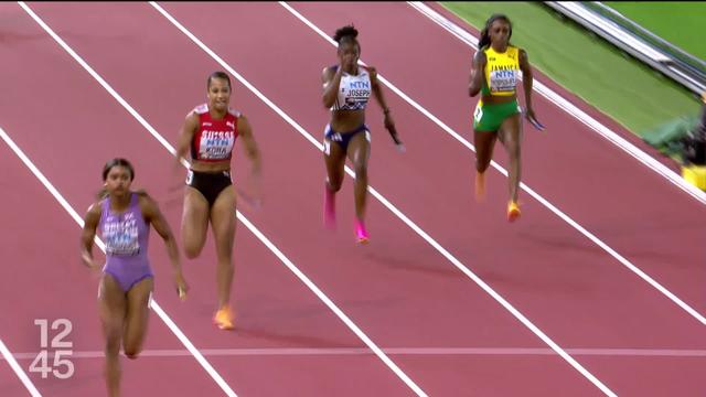 Athétisme : les sprinteuses du 4 x 100 mètres féminin helvétique se sont qualifiées pour la finale des championnats du monde de Budapest.