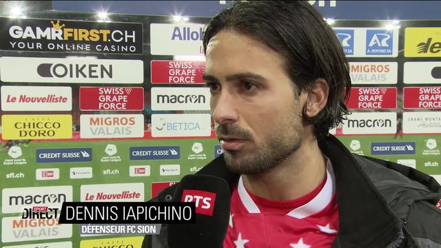 25e journée, Sion – Grasshopper (1-2): interview de Dennis Iapichino après la défaite