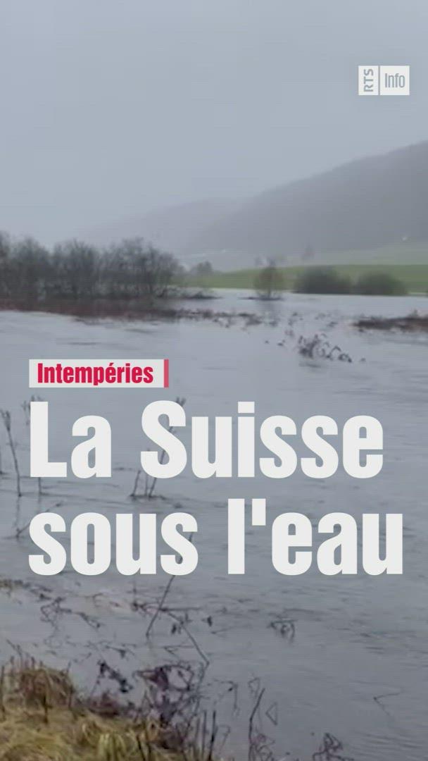 La Suisse est sous l'eau