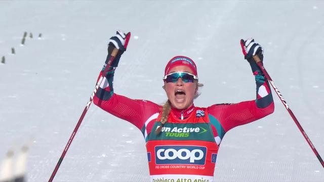 Dobbiaco (ITA), relais 4 x 7.5 km dames: victoire des Norvégiennes devant les Allemandes 2e et les Suédoises 3e