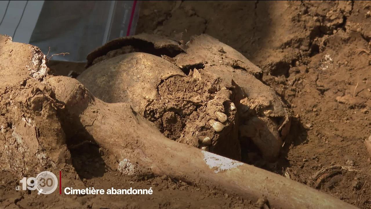 34 corps ont été découverts dans un cimetière jurassien, abandonnés depuis le 17ème siècle