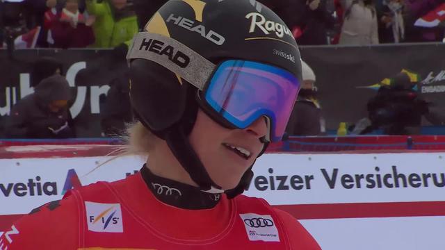 St-Moritz, Super-G dames: Lara Gut-Behrami (SUI) au départ