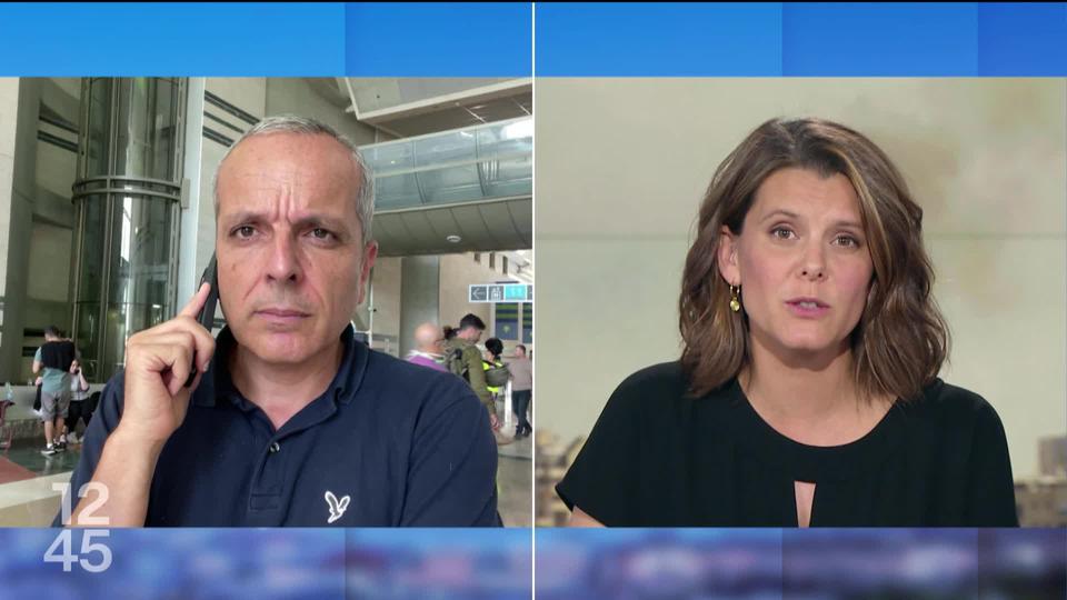 Stéphane Amar, correspondant de la RTS en Israël, fait le point sur la situation en direct de l'hôpital de Bercheva, à 5 kilomètres de la bande de Gaza