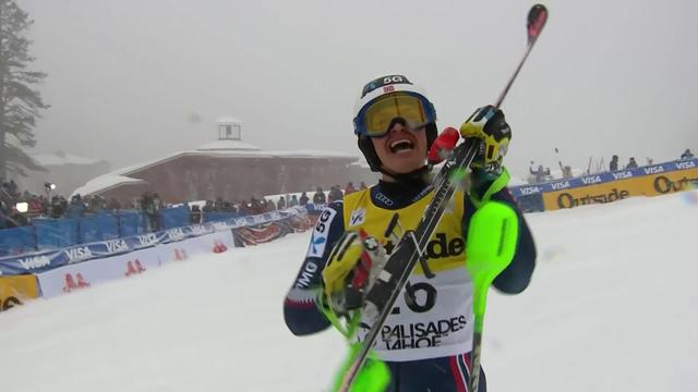 Palissade Tahoe (USA), slalom messieurs, 2e manche: première victoire pour le Norvégien Alexander Steen Olsen !