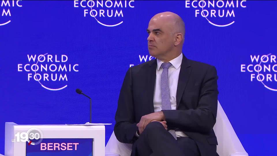 Le président de la Confédération Alain Berset a ouvert le World Economic Forum de Davos en dénonçant la brutale agression de la Russie en Ukraine