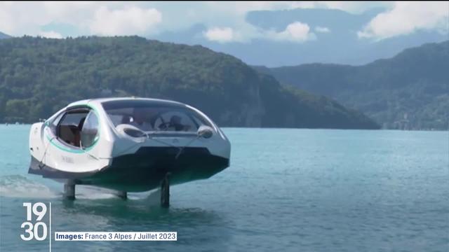 Les bateaux électriques à foil pourraient révolutionner le transport des passagers. Premier bilan sur le lac d'Annecy.