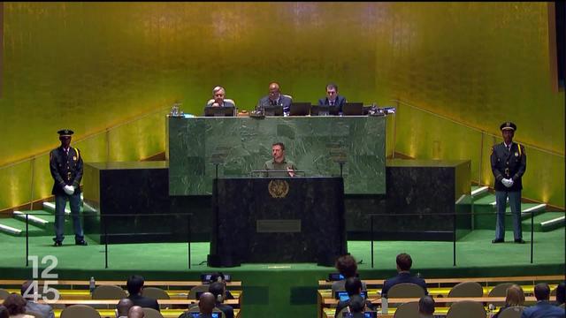 Volodymyr Zelensky a fait le déplacement à New York lors de l'Assemblée générale de l'ONU. Le président ukrainien a affirmé vouloir faire perdurer sa lutte sur le terrain diplomatique