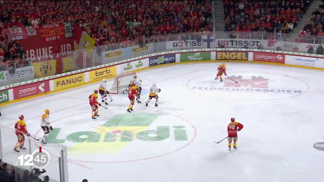 En hockey sur glace, Genève-Servette égalise 2-2 dans la finale des play-off après sa victoire hier soir à Bienne.