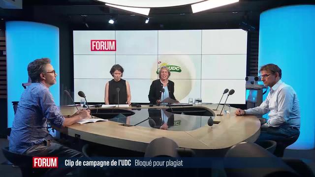 Le clip de campagne de l'UDC est bloqué pour plagiat