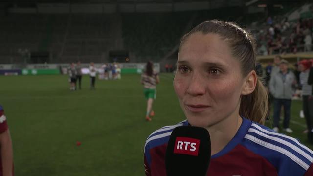 Finale, Servette FC Chênois - Zurich (0-3): interview de  Sandrine Mauron après la rencontre