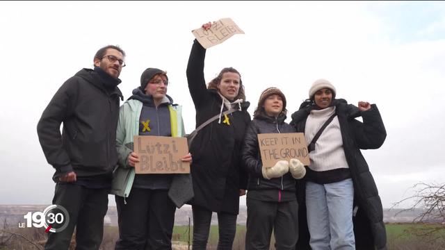 En Allemagne, les défenseurs pour le climat retranchés près de la mine de charbon de Lützerath sont soutenus par Greta Thunberg