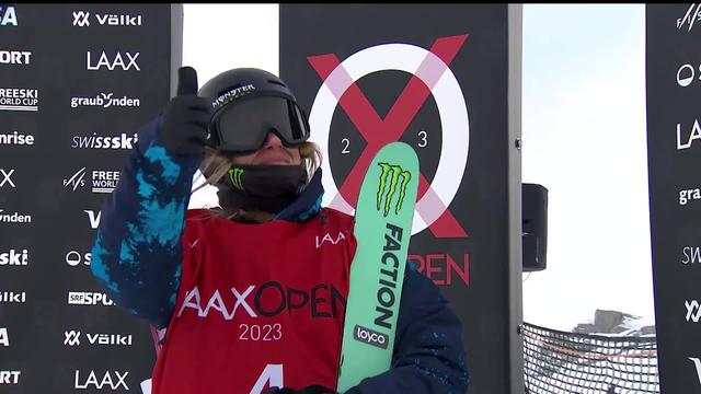 Laax (SUI), ski slopestyle dames, demi-finale: Sarah Hoefflin (SUI) 2e avec 81.53 pts