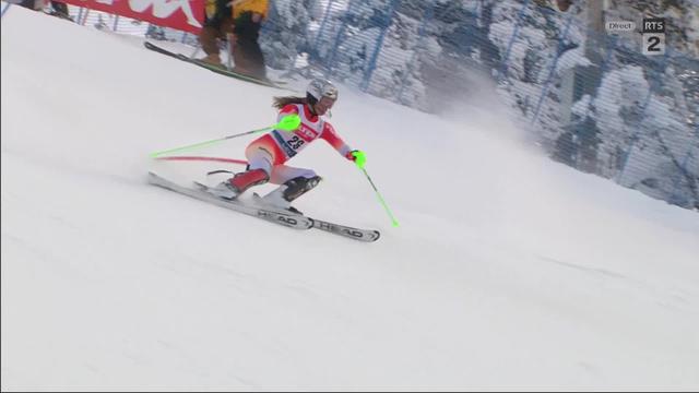 Levi (FIN), slalom dames, 1re manche: Camille Rast (SUI) meilleure suissesse de la première manche