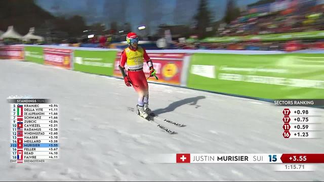 Kranjska Gora (SLO), slalom géant messieurs, 1re manche: Justin Murisier (SUI)