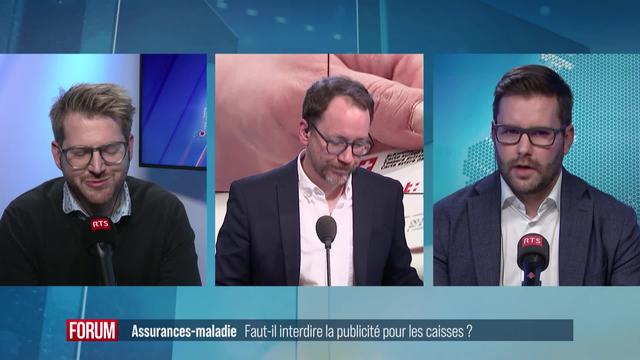 Faut-il interdire la publicité pour les caisses d’assurance-maladie? Débat entre Baptiste Hurni et Adrian Kay