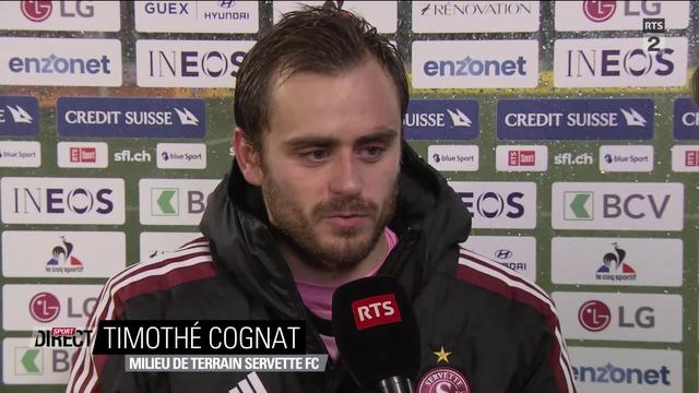 17e journée, FC Lausanne-Sport - Servette FC (1-1): Timothé Cognat fâché contre les supporters lausannois