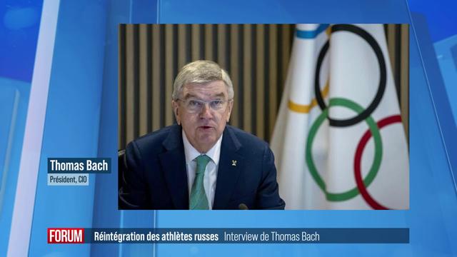 Réintégrer les athlètes russes et biélorusses dans les compétitions? Interview de Thomas Bach (vidéo)