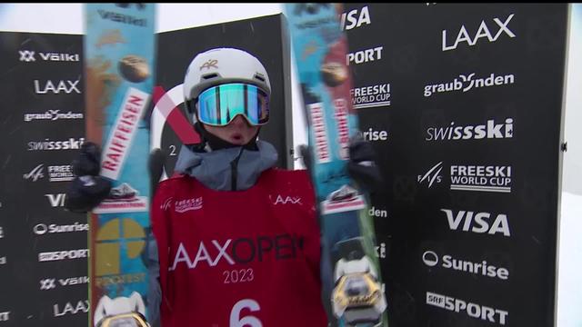 Laax (SUI), finale messieurs, ski slopestyle: victoire d'Andri Ragettli (SUI) avec un run à 79.08 pts