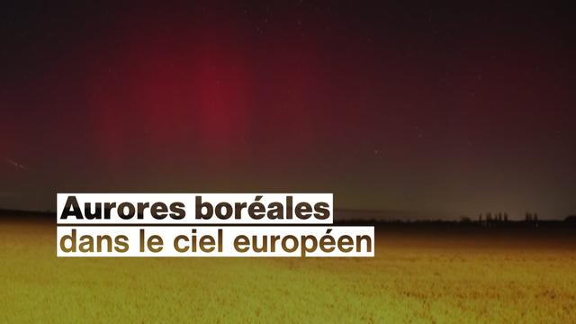 Phénomène rare, des aurores boréales ont été aperçues en Europe centrale