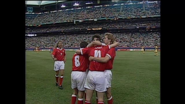 Retour en image sur Suisse – Roumanie (4-1) en 1994