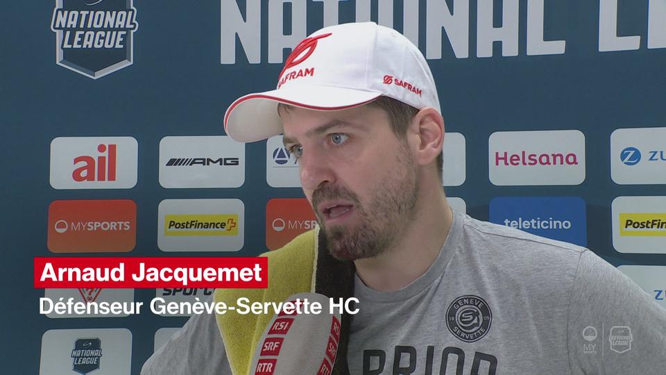 National League: "Ca n'a pas suffi ce soir" (Arnaud Jacquemet - Genève-Servette)