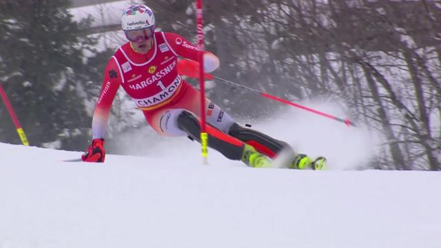 Chamonix (FRA), slalom messieurs, 1re manche: Daniel Yule (SUI)