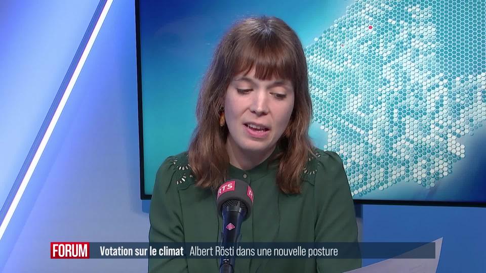 Albert Rösti défend la loi climat, attaquée en référendum par son parti