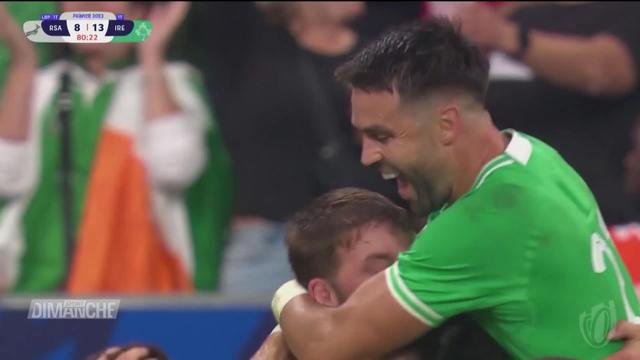 Rugby - Coupe du monde : Victoire 13 à 8 de l'Irlande face à l'Afrique du Sud.