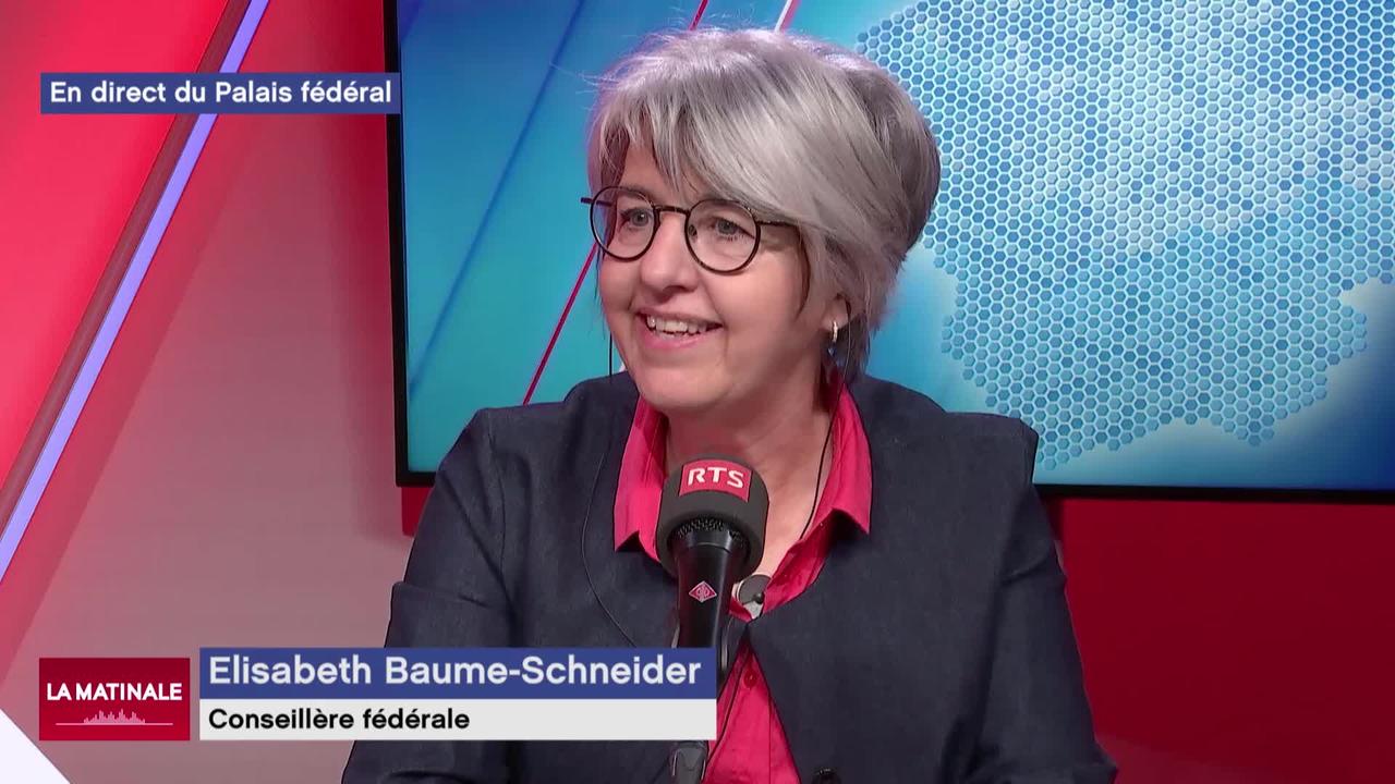 L'invitée de La Matinale (vidéo) - Élisabeth Baume-Schneider, conseillère fédérale en charge de la justice et de la police