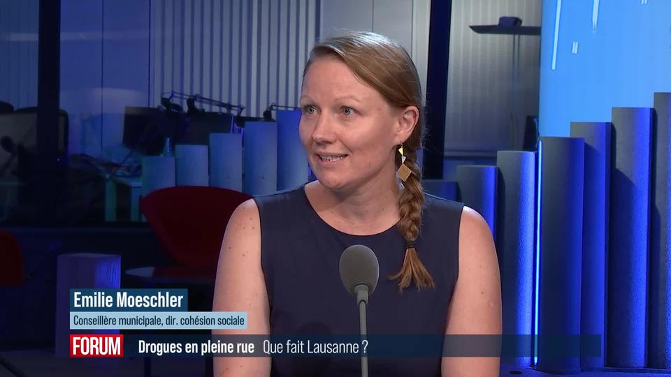 Les tensions augmentent autour de la consommation de drogues à ciel ouvert en Suisse: interview d'Emilie Moeschler