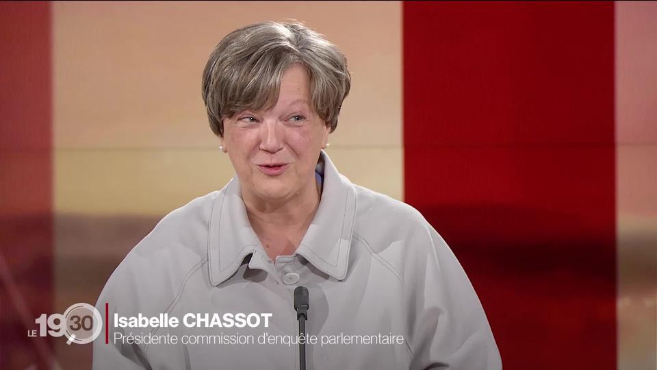 Interview d'Isabelle Chassot, élue présidente de la Comission d'enquête parlementaire sur Credit Suisse, une première pour les femmes et la Suisse romande