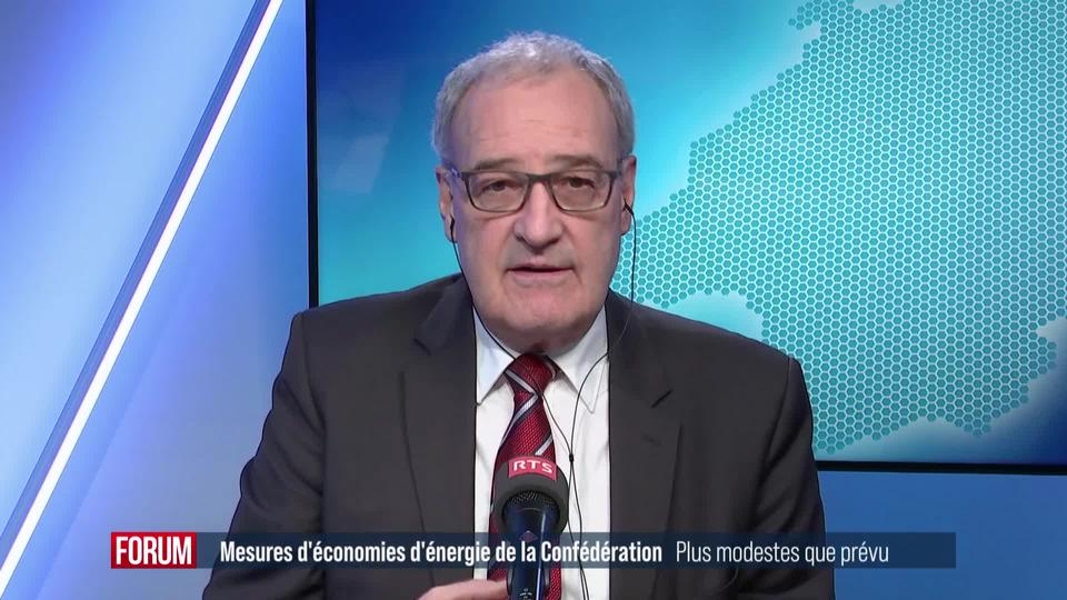 Les mesures d'économie de la Confédération en cas de pénuries d'électricité: interview de Guy Parmelin