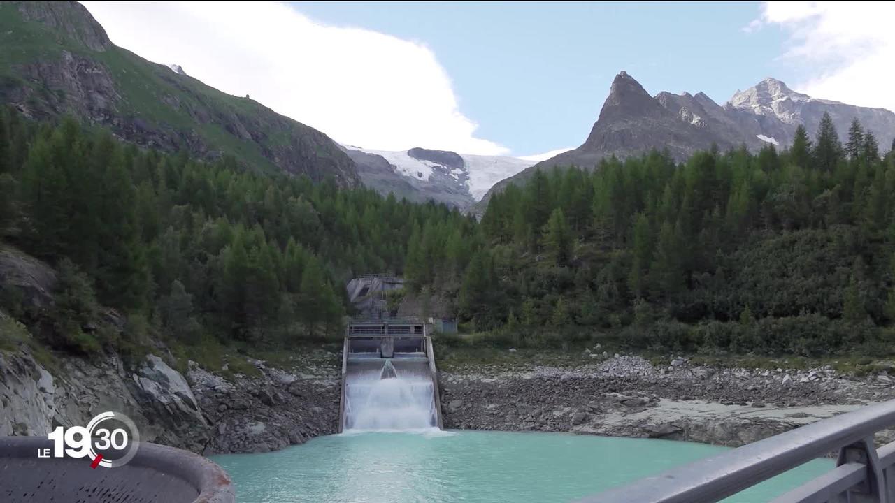 La fonte des glaciers complique l’exploitation des barrages. Exemple en Valais