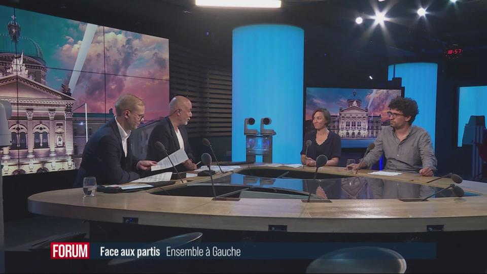 Face aux partis: questions courtes à Ensemble à Gauche