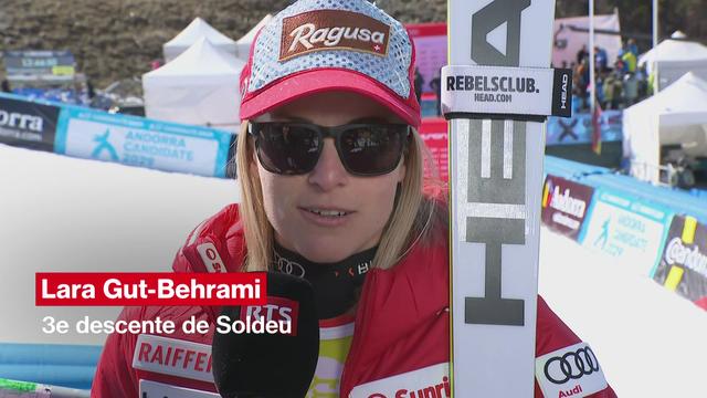 Ski alpin: "Les passages techniques ont fait la différence" (Lara Gut-Behrami, 3e de la descente)