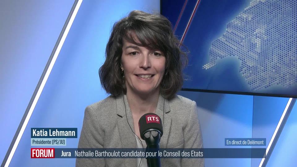 La socialiste jurassienne Nathalie Barthoulot candidate au Conseil des Etats: interview de Katia Lehmann (vidéo)