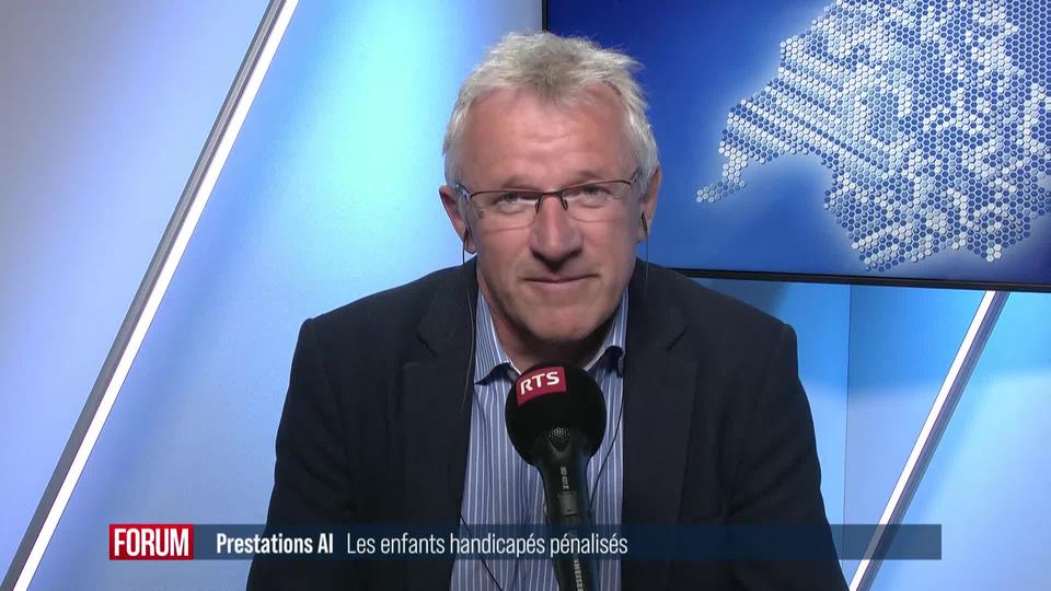 Benjamin Roduit s’exprime sur le changement de politique de l’assurance invalidité pour les enfants handicapés