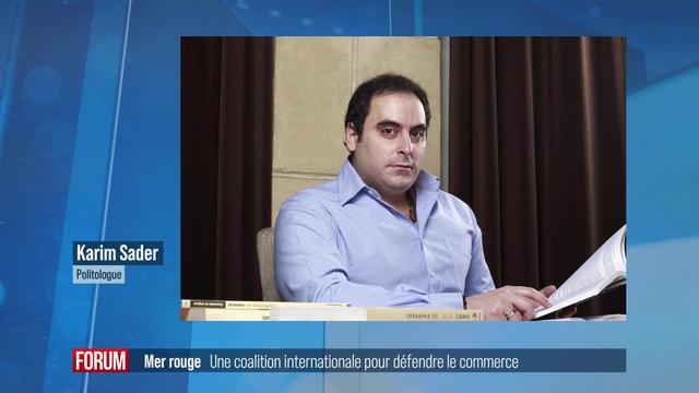 Les Etats-Unis forment une coalition militaire pour protéger le commerce en Mer Rouge: interview de Karim Sader (vidéo)