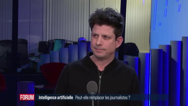 L’intelligence artificielle remplacera-t-elle les journalistes? Interview de Titus Plattner
