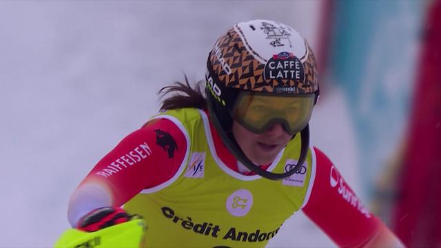 Soldeu (AND), slalom dames, 2e manche: Wendy Holdener (SUI) 2e provisoire
