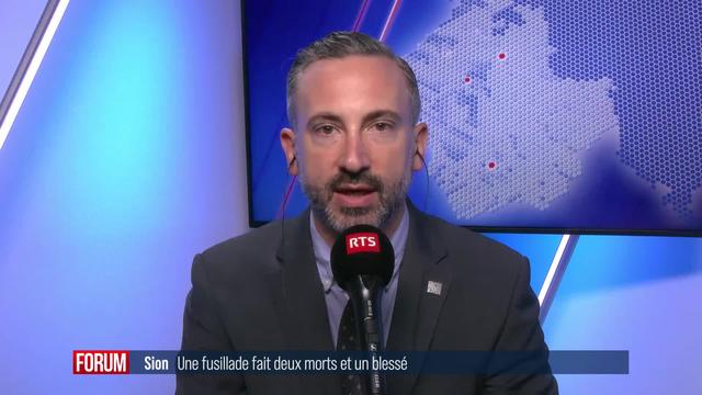 L’auteur de la fusillade a été arrêté par la police valaisanne: interview de Frédéric Favre (vidéo)