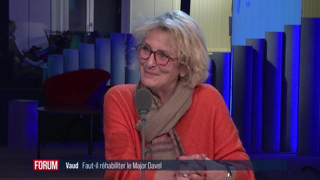 Vaud: faut-il réhabiliter le Major Davel? Interview de Corinne Chuard