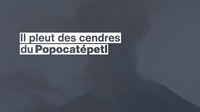 La pluie de cendres du volcan Popocatepetl