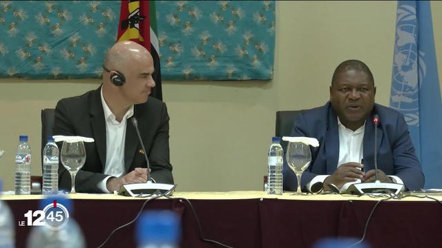 Le président de la Confédération Alain Berset s’est rendu en visite officielle au Mozambique, un pays instable aux besoins humanitaires importants