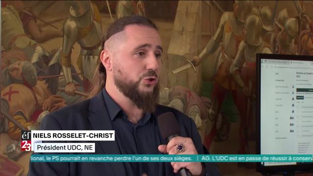 Niels Rosselet-Christ (UDC-NE): "Nous avons été à l'écoute de la population et c'est là notre force"