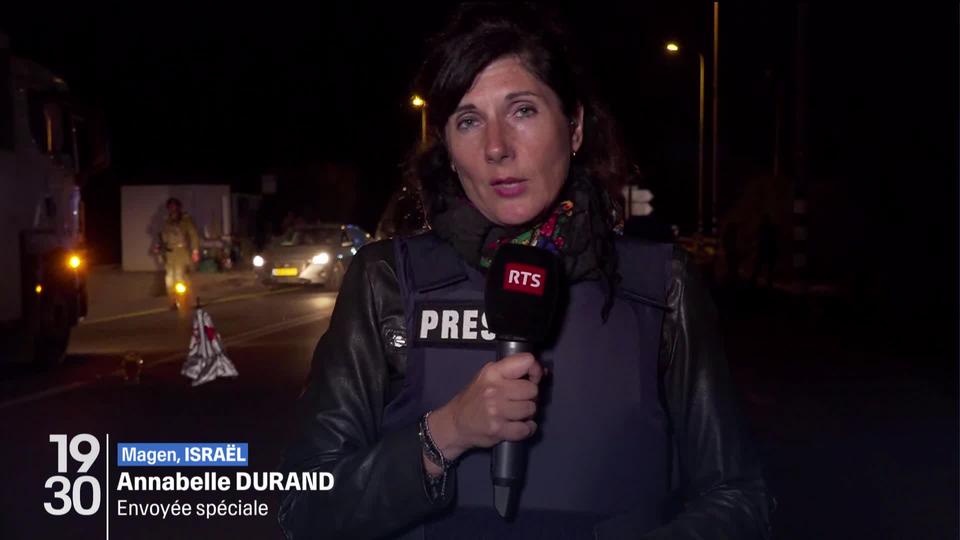 Annabelle Durand, envoyée spéciale de la RTS au sud d'Israël, décrit une situation intenable à la frontière égyptienne