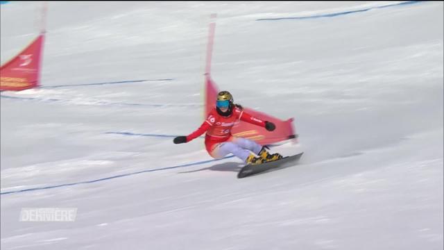Snowboard alpin, 3e manche de Coupe du monde de Slalom: Julie Zogg (SUI) finit à la 3e place