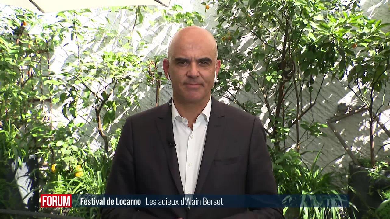 Alain Berset fait le bilan de son investissement dans le cinéma suisse à Locarno: son interview