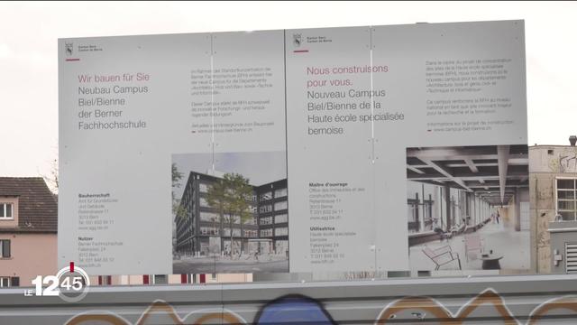 Les travaux du campus de la Haute école spécialisée de Bienne pourraient reprendre cet automne