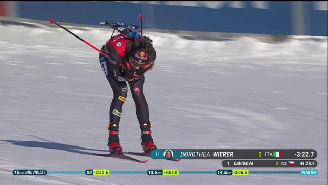 Dorothea Wierer décroche (ITA) sa troisième victoire de la saison